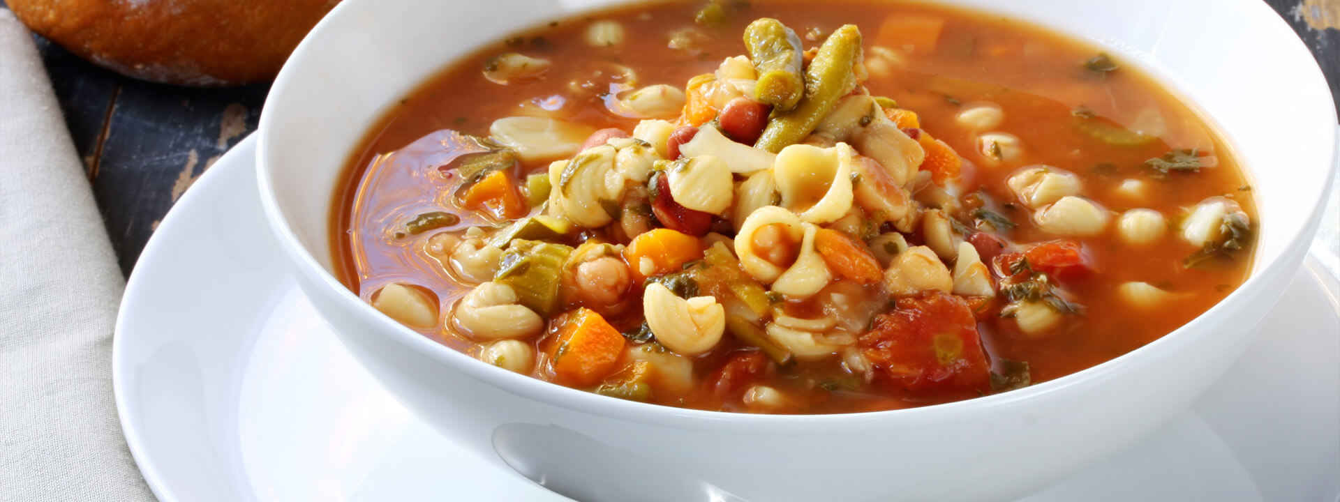Shell Pasta Minestrone Soup